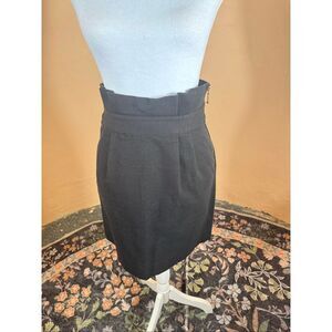 Kate Spade New York Black Ribbed Cotton Mini Skirt – “Skirt the Rules” | Gold Zi